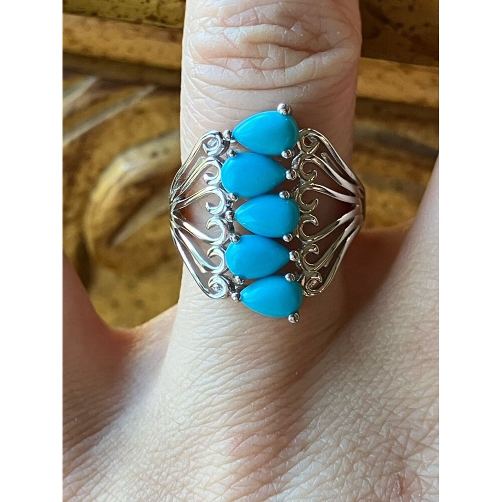 Sleeping Beauty Turquoise Ring Size 5.75